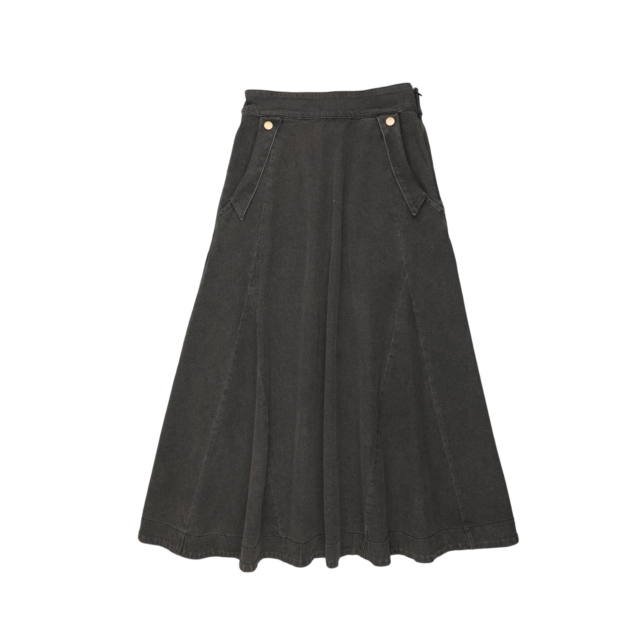 INDIE SKIRT BLACK DENIM