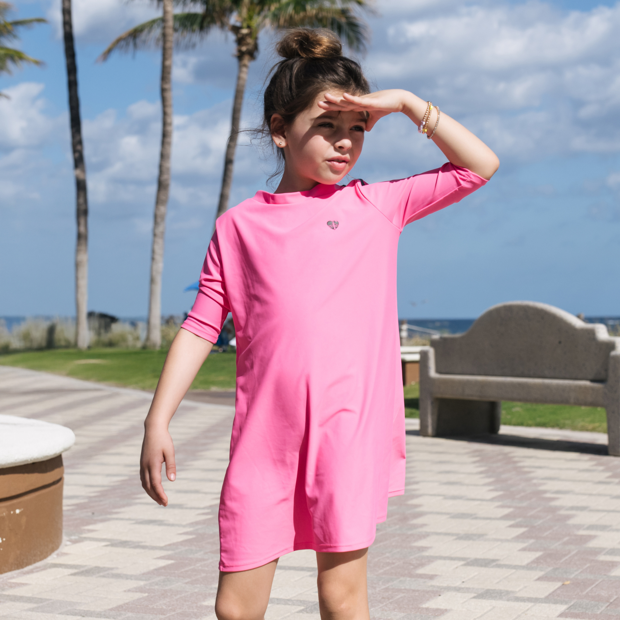 PENELOPE SWIM DRESS PINK